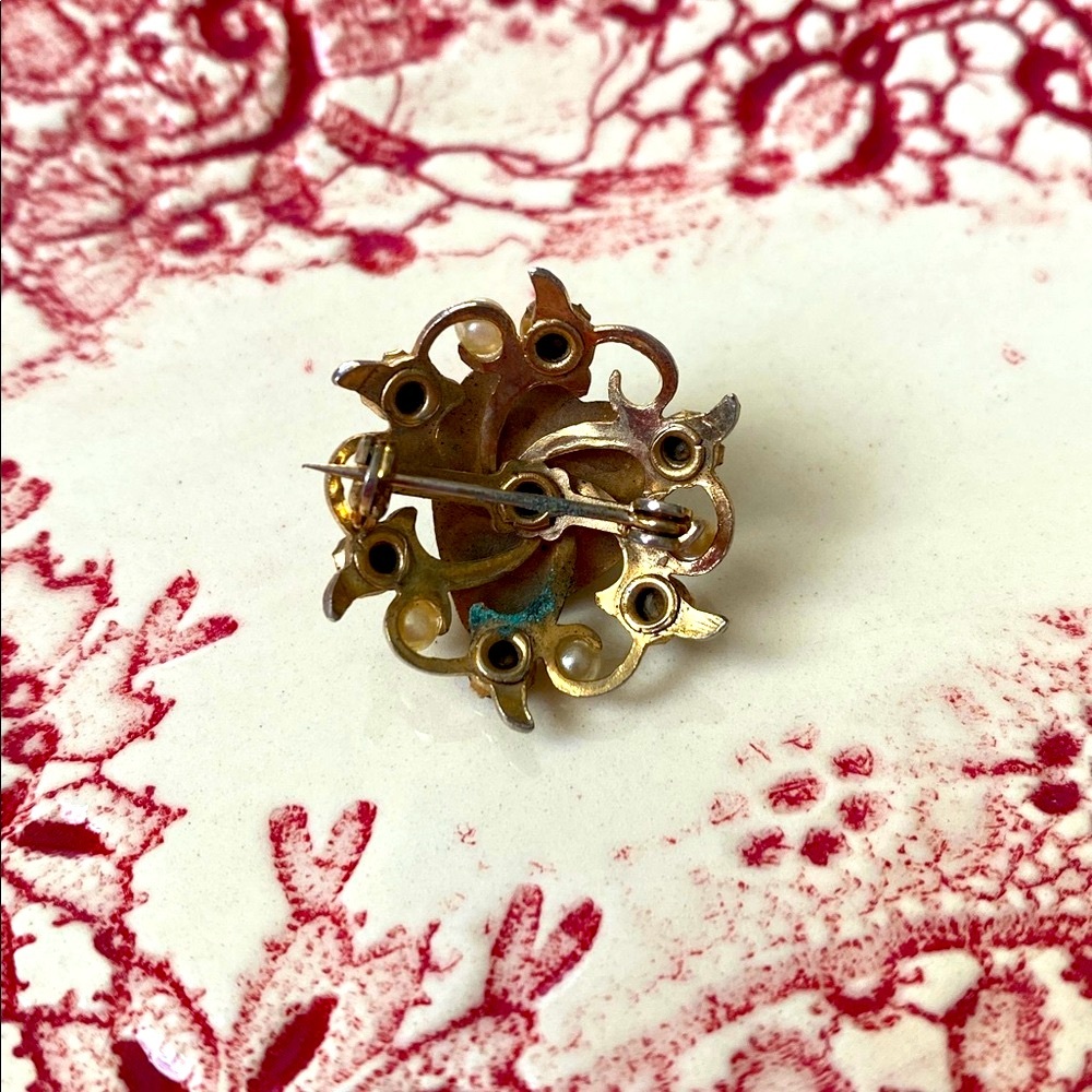 🩵Vintage🩵Heart Brooch - Picture 5 of 7